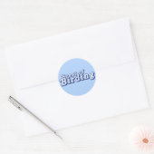 Sticker Rond Bête des oiseaux (Enveloppe)