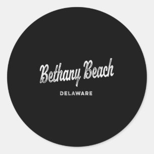 Sticker Rond Bethany Beach Delaware De Sports Athlétiques Vinta