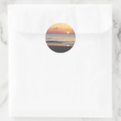 Sticker Rond Bethany Beach Sunrise II (Sac)