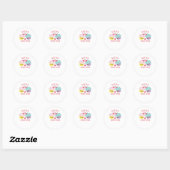 Sticker Rond Better Together Love Heartfelt Design  (Feuille)