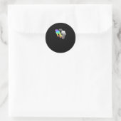 Sticker Rond Better Together Minimal Design  (Sac)