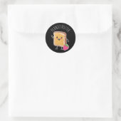 Sticker Rond Better Together (PB & J) : Beurre d'arachide (Sac)