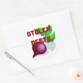 Sticker Rond betterave (Enveloppe)
