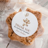 Sticker Rond Beurre à ballons à ours en peluche mignonne Premie