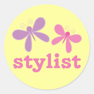Sticker Rond Beurre Belle Styliste