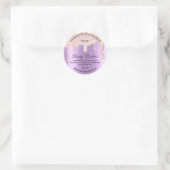 Sticker Rond Beurre du corps Rose Lavande Lavande (Sac)