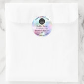 Sticker Rond Beurre Soap Cosmétique Drivers artisanal Holograph (Sac)