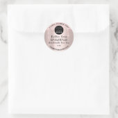 Sticker Rond Beurre Soap Cosmétiques Drimade Rose Rose (Sac)