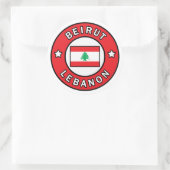 Sticker Rond Beyrouth Liban (Sac)