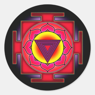 Sticker Rond Bhairavi Yantra