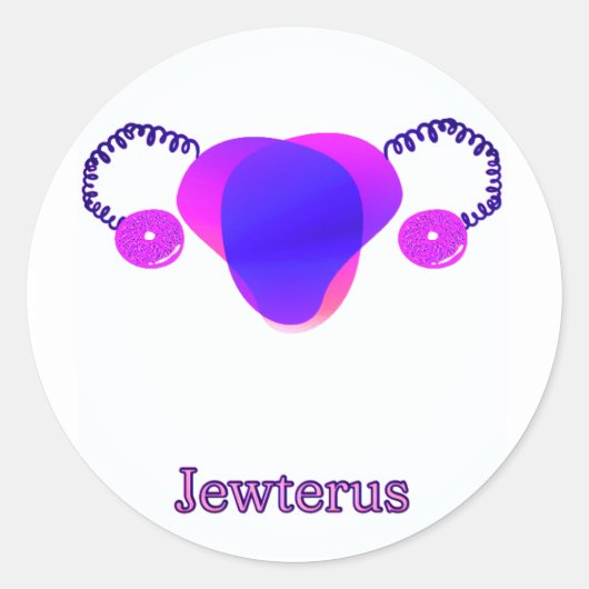 Sticker Rond Bi Jewterus Vivid (Devant)