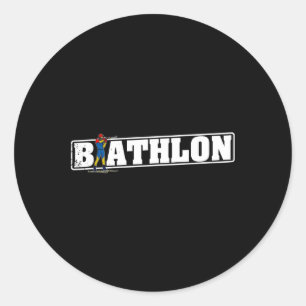 Sticker Rond Biathlon Ski de fond Ski de fond Sentier 5