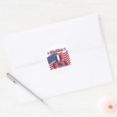 Sticker Rond Biathlon USA (Enveloppe)