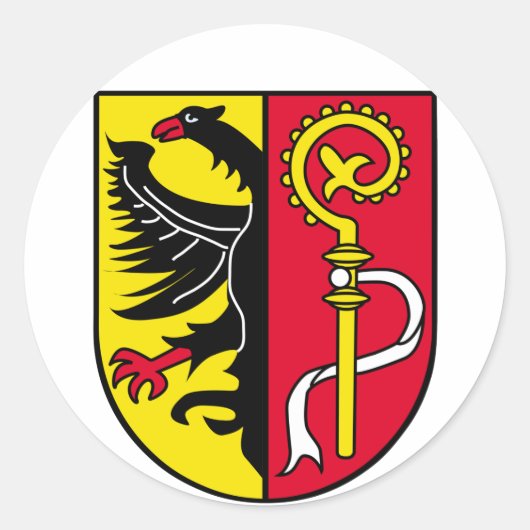 Sticker Rond Biberach (Devant)