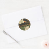 Sticker Rond Bibliothèque de camps WWI (Enveloppe)