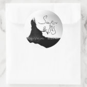 Sticker Rond Bibliothèque ICoS, signée par les auteurs (Sac)