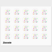 Sticker Rond Bichon Frise Somebunny M'Aime (Feuille)