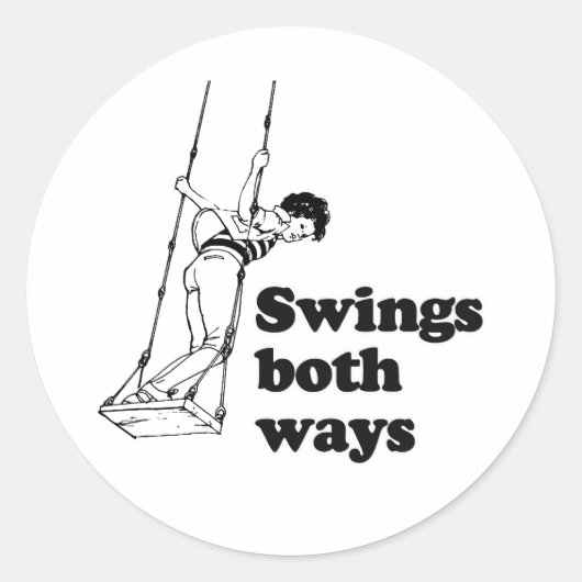 Sticker Rond Bicuriste (Devant)