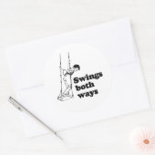 Sticker Rond Bicuriste (Enveloppe)