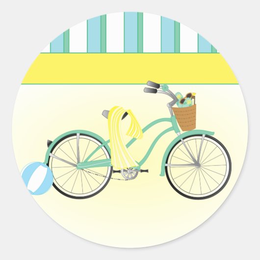 Sticker Rond Bicycle (Devant)