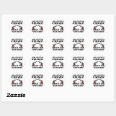 Sticker Rond Bidards criminels blancs (Feuille)