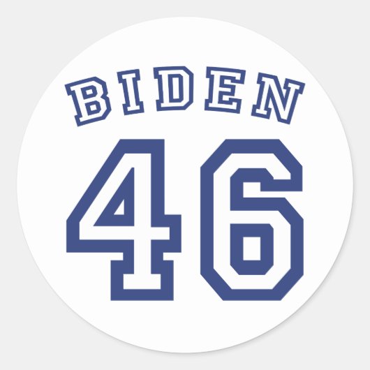 STICKER ROND BIDEN 46 (Devant)