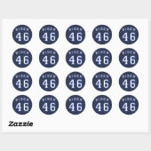 STICKER ROND BIDEN 46 (Feuille)