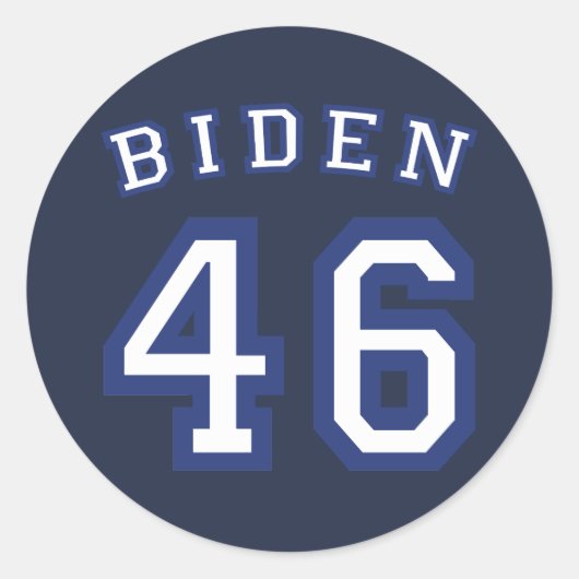STICKER ROND BIDEN 46 (Devant)
