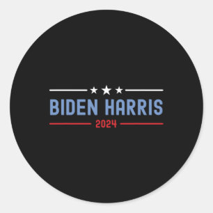 Sticker Rond Biden Et Harris Votant Pour L'Élection Présidentie