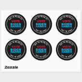 Sticker Rond Biden Harris 2024 Sauvez Le Pot De Fonte (Feuille)