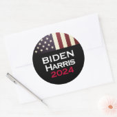 Sticker Rond BIDEN HARRIS Campagne 2024 (Enveloppe)