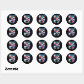 Sticker Rond Biden Kamala Harris (Feuille)