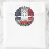 Sticker Rond Biélorussie Biélorussie Biélorussie France Arbre (Sac)