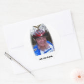 Sticker Rond Bien cordialement, (Enveloppe)