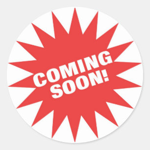 Sticker Rond Bientôt