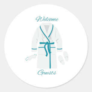 Sticker Rond Bienvenue