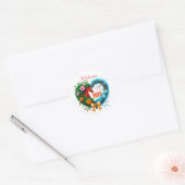 Sticker Rond Bienvenue 2026 (Enveloppe)
