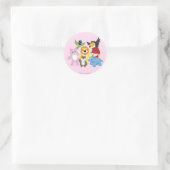 Sticker Rond Bienvenue sur Webkinz ! (Sac)