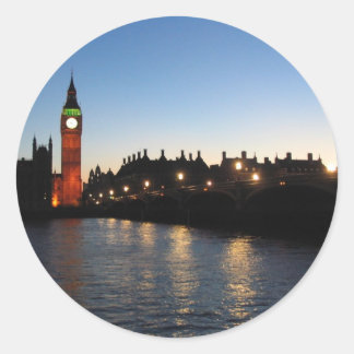 Sticker Rond Big Ben