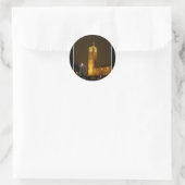 Sticker Rond Big Ben joue Goodnight (Sac)