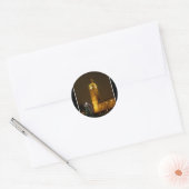 Sticker Rond Big Ben joue Goodnight (Enveloppe)