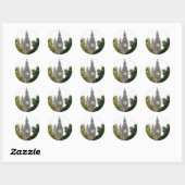 Sticker Rond Big Ben Londres Angleterre (Feuille)