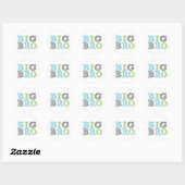 Sticker Rond Big Bro (Feuille)