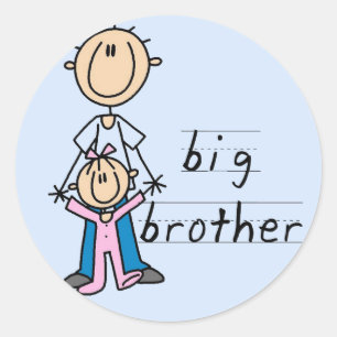 Sticker Rond Big Brother avec des T-shirts et des cadeaux de la