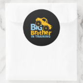 Sticker Rond Big Brother en formation (Sac)