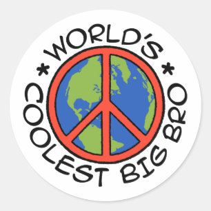 Sticker Rond Big Brother le plus froid du monde