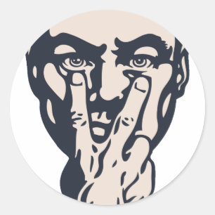 Sticker Rond Big Brother Watch