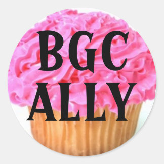 Sticker Rond Big Girl Club Ally