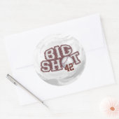Sticker Rond Big Shot Basball (Enveloppe)