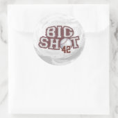 Sticker Rond Big Shot Basball (Sac)